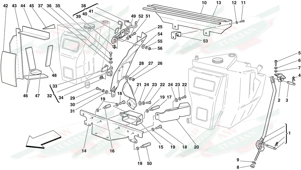 Ferrari LH Heat Shield - 243006