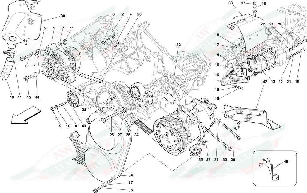 Ferrari Bracket - 260350
