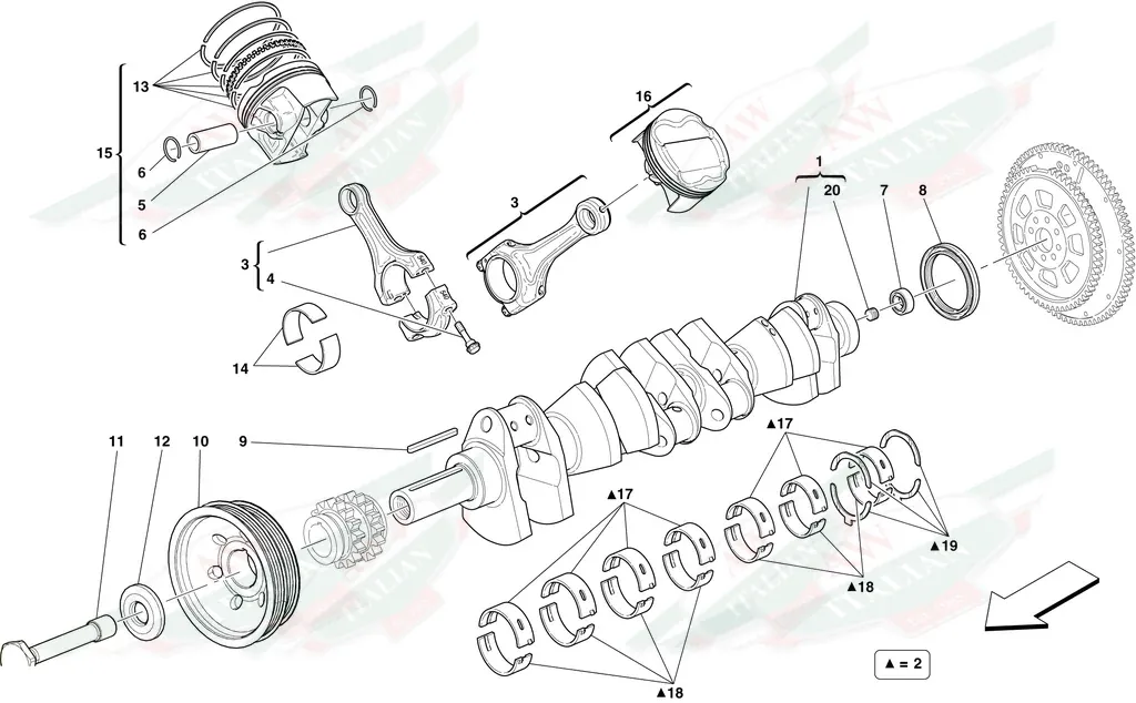 Ferrari Torison Damper - 261646