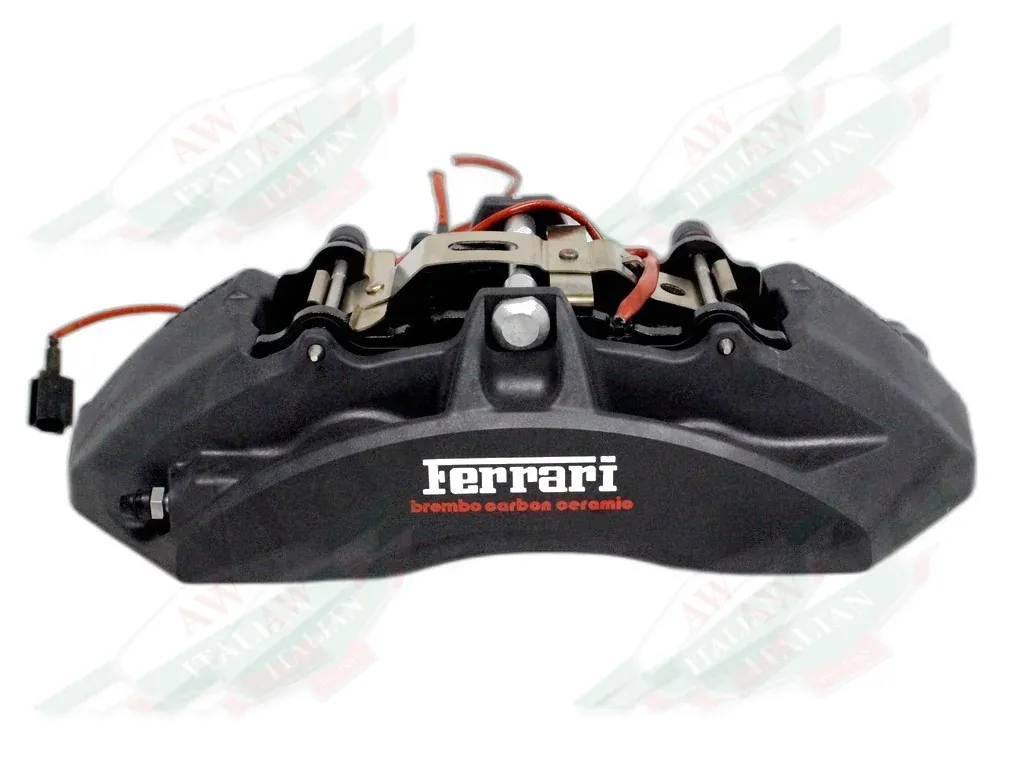 Ferrari LH Front Caliper With Pads -Anodised Black- - 274970