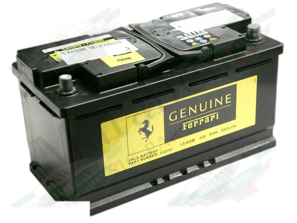 Ferrari Battery - 312187 - AW Italian Auto Parts