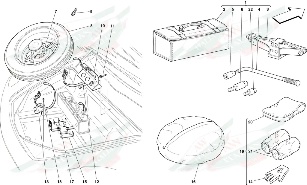 Ferrari Mobile Bracket - 68153100