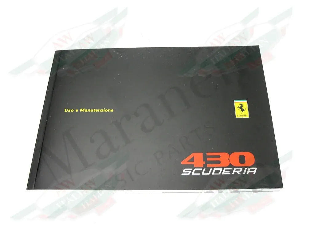 Ferrari Instruction Manual - Italian - 81295000