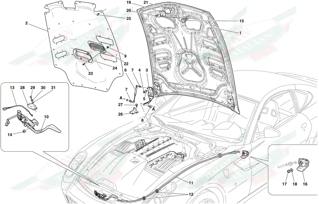 Ferrari Internal Trim - 82715300