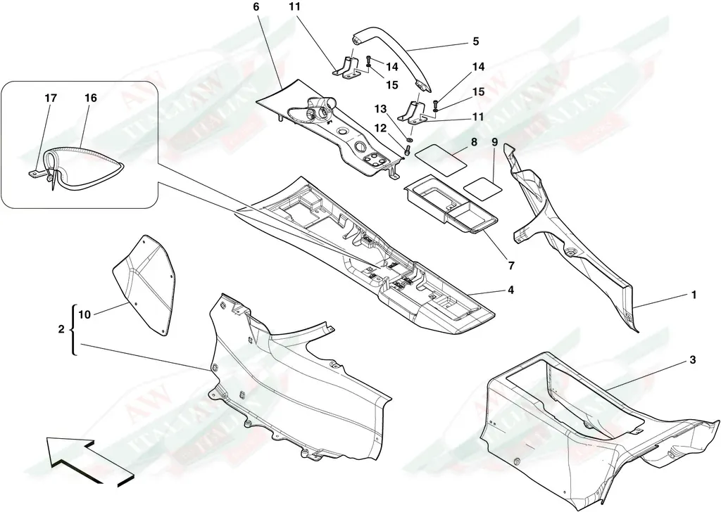 Ferrari Accelerator Pedal Guard - 82770400
