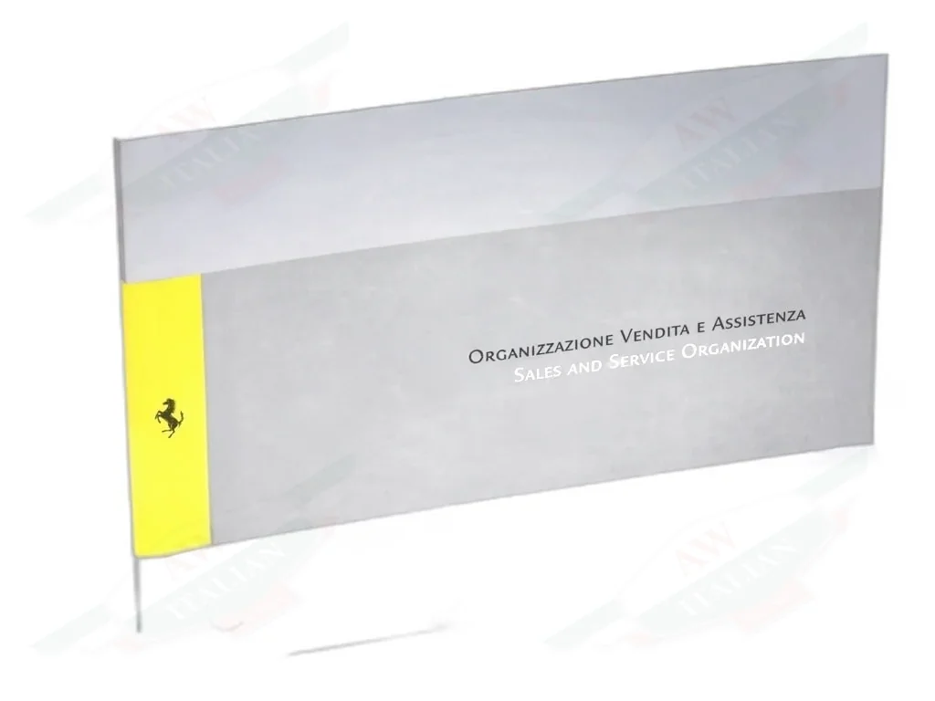 Ferrari Organisation and Sales Handbook - 83078600