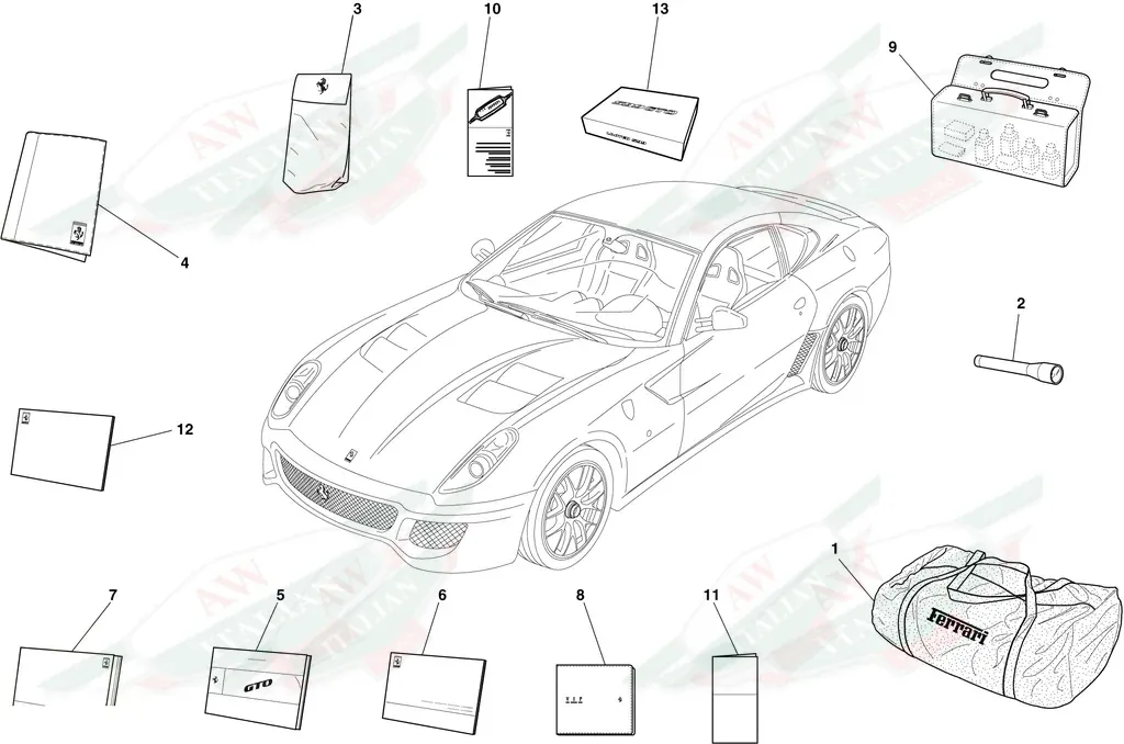 Ferrari Handbook 599 GTO - 83488100
