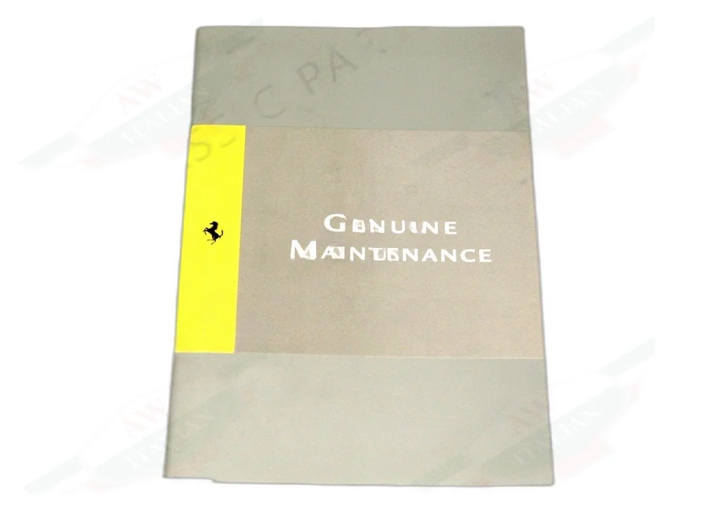 Ferrari Genuine Maintenance Handbook - 84328900