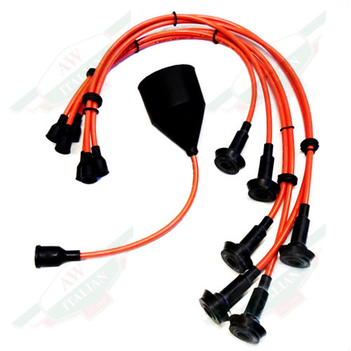Ferrari HT plug lead set in red - 24617280