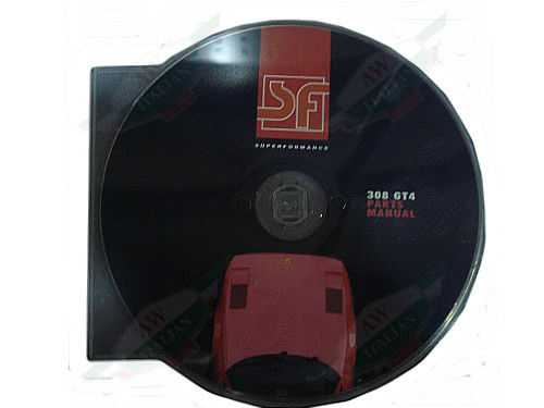 Ferrari 308 parts manual on CD - 30801015