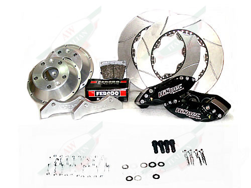 Ferrari Hi performance brake kit (front) for 16 inch wheels - BLACK - 30806040B