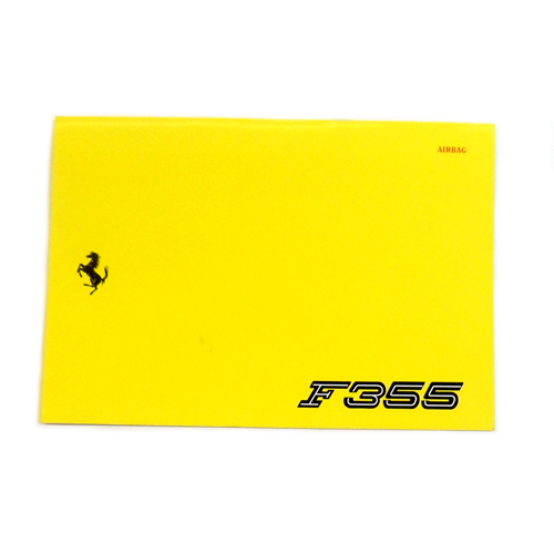 Ferrari 355 Owners Manual Supplement - 95990176