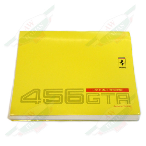 Ferrari 456 GTA Owners Manual - 95990300