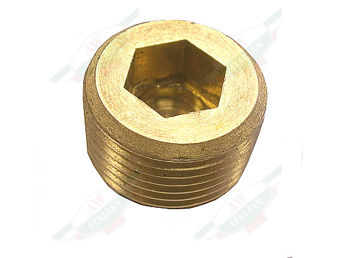 Ferrari 206 246 Cylinder Head Core Plug (Top) Brass 20mm - FIA16240