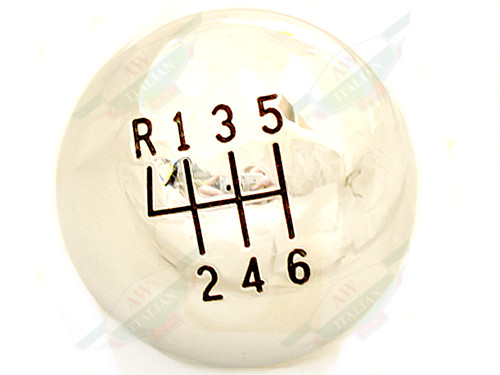 Ferrari 6 Speed Gear Knob Chrome - GN04B-47C